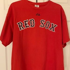 Boston Red Sox Baseball Tee Shirt. Number 2 Ellsbury